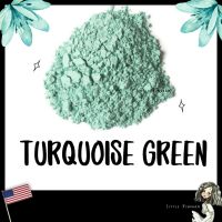 phc8 ชุดระบายสี สีน้ำ สีโปสเตอร์ อย่างดี สีฝุ่น สีเทียน สีชอ Pigmant สีเขียว Turquoise Green *Non-Toxic* - สำหรับทำสีน้ำ สีน้ำมัน
