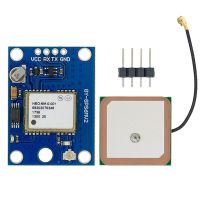 XELKA ทนทานต่อการใช้งาน การควบคุมการบิน สำหรับ A rduino EEPROM แบบบิวท์อิน โมดูล GPS GY-NEO6MV2 GY-NEO7MV2 GY-NEO8MV2 NEO-6M NEO-7M NEO-8M เสาอากาศ APM2.5