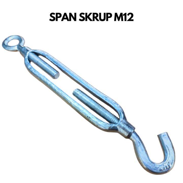 BTS Span Skrup / Turnbuckle M12 / Jarum Keras Tarikan Kawat Selling 1