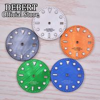 DEBERT 29Mm Dial Green Luminous Watch Dial Fit NH35 NH36 Automatic Movement Watch Face For NH35A NH36A Watch Accessory