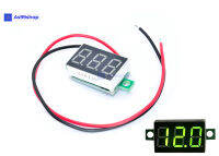 digital display 0.36 inch 4V-30V DC voltmeter( 2 line )สีเขียว