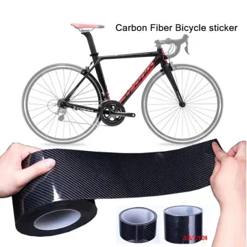 Carbon fiber discount sticker for bike