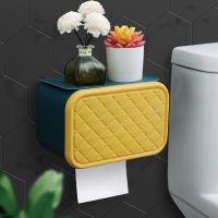 Toilet Paper Holder For Paper Towels Stand Rack Tissue Napkin Dispenser Holder WC Wall Shelves For Bathroom Storage Accessories