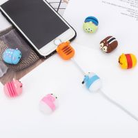 Cute Earphone Cable Bite Animals Protector Charging Cord USB Cable Data line Winder Organizer Cartoon Phone Accessory Protects