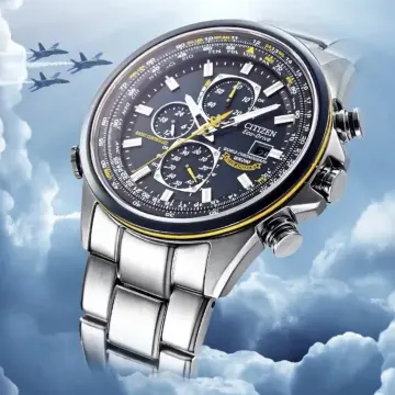 Citizen eco drive blue angels outlet world chronograph men's watch