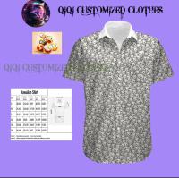 cute cat 2023 Summer and Autumn Hawaiian Shirt High Quality, Unisex, Size S-3XL