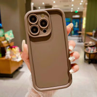 Luxury SoftซิลิโคนเหลวสำหรับiPhone 14 Plus 13 12 11 Pro X XR XS Max 7 8 plus Matteกันกระแทกกันชนบัฟเฟอร์เกราะหนา