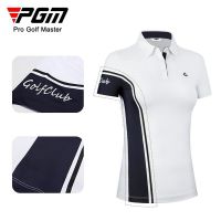 ▦☏♕ PGM Golf Clothing Women 39;s Blazer Short Sleeve T shirt Fashion Personality Stitching Stretch Quick Dry Women 39;s Clothing