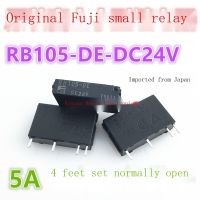 1ชิ้นรีเลย์5A RB105-DE DC24V ของแท้จากญี่ปุ่น HF49FD PCNH 4ฟุต RB105-DC รับประกันหนึ่งปี