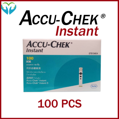 (Exp: กุมภาพันธ์ 2025) Accu Chek Accuchek Instant Test Strip 50แผ่น / 100แผ่น