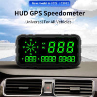 Hud S Peedometer วัดระยะทางเข็มทิศหัวขึ้นแสดง Gps จอแสดงผลดิจิตอลที่มีฟังก์ชั่นการเตือนภัยสากลสำหรับรถปิคอัพรถบรรทุก【fast】