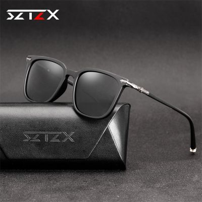 【YF】✺✙✣  SZTZX Fashion Polarized Sunglasses Men Driving Anti-glare Glasses Prescription Eyeglasses Frame UV
