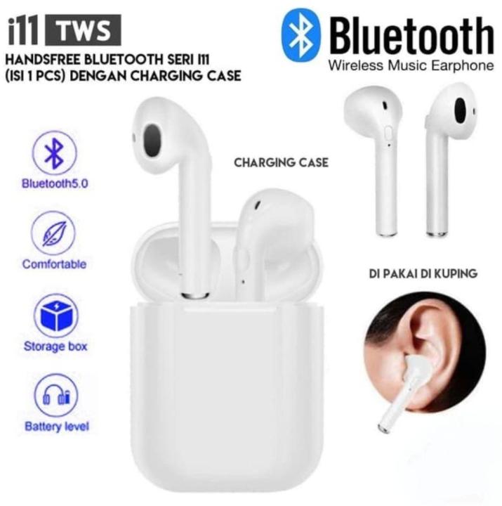 I11 tws headset bluetooth mini wireless earphone dual headphone