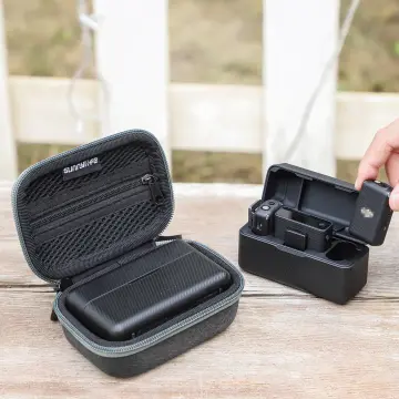 DJI Mic Wireless Microphone Protective Case Mic Charging Box Silicone Shell  with Hook For DJI Action