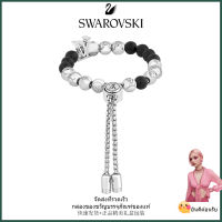 ?Swarovski?สร้อยข้อมือลูกปัด Monogram,S925 สร้อยข้อมือแฟชั่นสตรีเงินสเตอร์ลิง,ของขวัญวันเกิดวันวาเลนไทน์