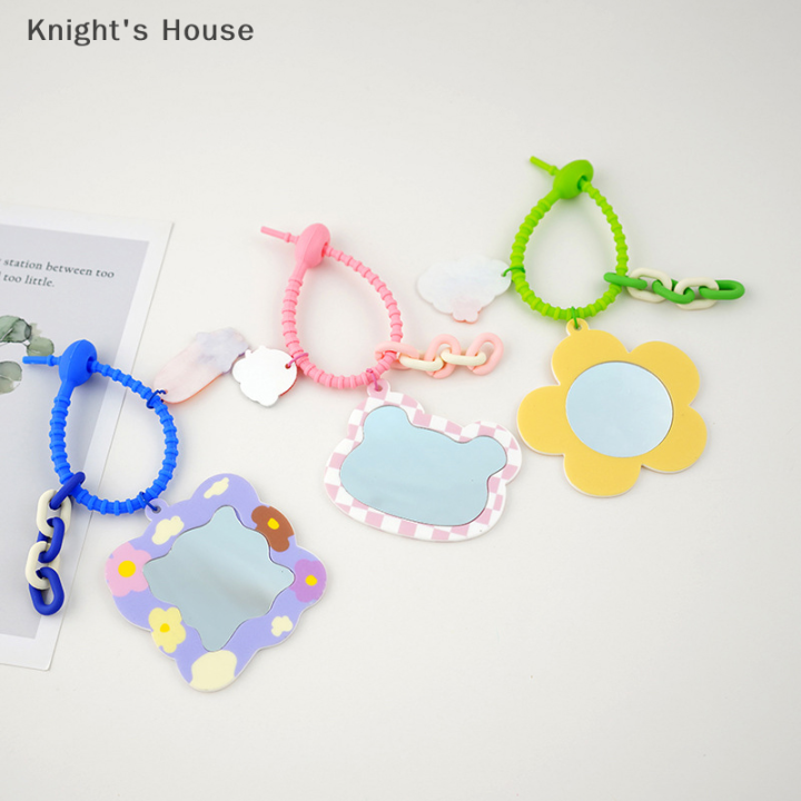 knights-house-พวงกุญแจกระจกลายตารางหลายสีพวงกุญแจป้ายชื่อแบบทำมือสำหรับใส่กระเป๋าเดินทางป้ายใส่กระดาษอุปกรณ์เสริมพวงกุญแจ