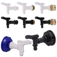 16mm 3/4" IBC Tank Fittings Ball Valve Taps Adapter S60x6 Coarse Threaded Brass Quick Connector for Garden Irrigation Pipe Joint Watering Systems  Gar