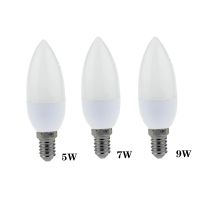 10X Led Candle Bulb E14 5W 7W 9W AC220V Save Energy spotlight Warmcool white chandlier crystal Lamp Ampoule illas Home