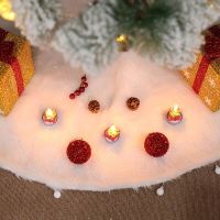 【YP】 Skirt Apron Ornaments Soft Decorations Xmas Floor