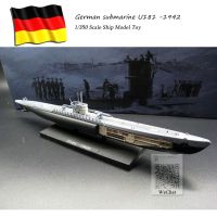 【Online】 ของเล่นแบบจำลองย่อขนาด ATLAS 1/350 War II IXD2เยอรมันเรือดำน้ำรูปตัวยู-1942 U181ของเล่นโมเดลเรือรบโลหะหล่อขึ้นรูป