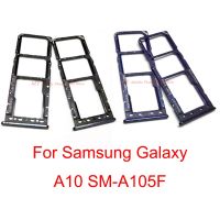 ♞₪๑ 30 PCS Dual Sim Card Tray Cell Phone SD Reader Holder For Samsung Galaxy A10 A105 A105F SIM Card Tray Slot Holder Repair Parts