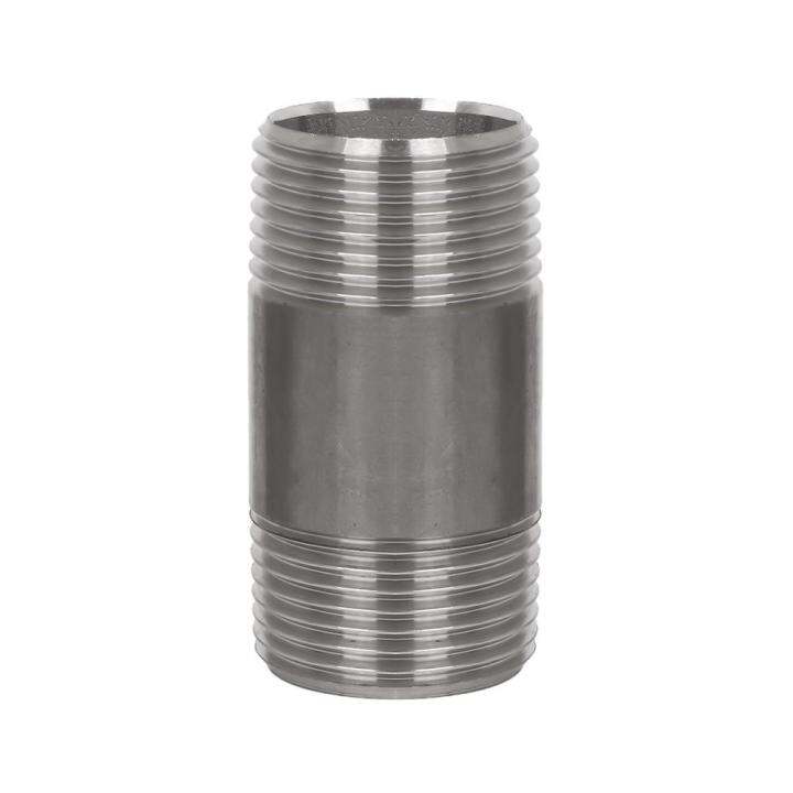 ข้อสั้นสเตนเลสเกลียว-2-ข้าง-city-3-4-นิ้วstainless-steel-nipple-pipe-fitting-city-3-4in-บริการเก็บเงินปลายทาง