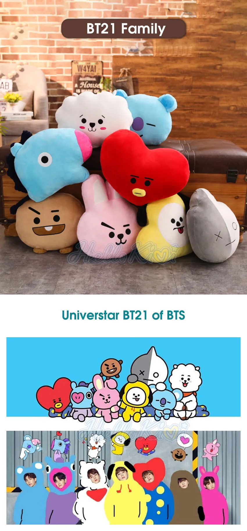 bts bt21 dolls