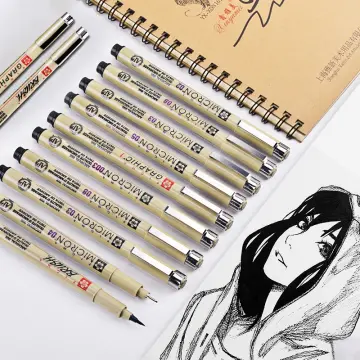 Comic Drawing Pen Hook And Line Stroke Pen 005-Width 0.2Mm Black Fine Tip  Sketch Pen Drawing Line Comic Anime Art Waterproof Painting Pen New