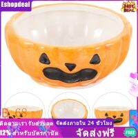 Eshopdeal【Ready Stock】 ชามแฮมสเตอร์เซรามิครูปฟักทองชามหนูในครัวเรือน Chinchilla Hamster Bowl