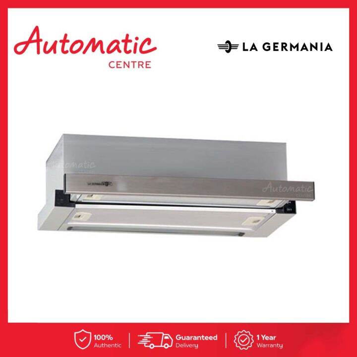 La Germania H23.6 60cm Telescopic Range Hood with 1 Motor Ducted and 3 Fan Speed Setting Lazada PH
