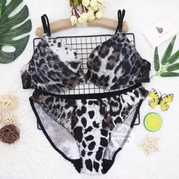 Buy Leopard Print Bra And Panty Set online