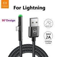 Mcdodo USB ชาร์จเร็ว,สายสำหรับ iPhone Lightning 14 12 11 Pro Max 8 7 6 Plus iPad 2A ชาร์จข้อมูล IOS LED Cord