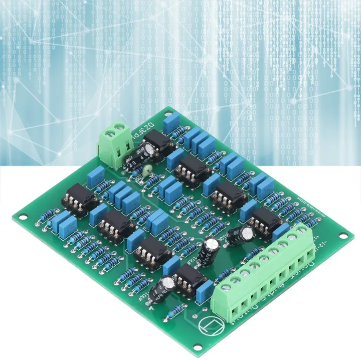 บอร์ด Preamplifier เสียง,500HZ 5KHZ Crossover Point Preamp Module
