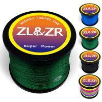 ZL&amp;ZR 4 Strands PE Fishing Line Braided Super Strong 10LB-85LB for Lake and Sea 100M 100% Multifilament Woven Wire Fishing Lines