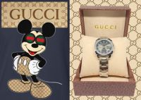 (GUCCI) นาฬิกาข้อมือผู้หญิง นาฬิกาผู้หญิง นาฬิกาผู้หญิง ใส่ทำงาน นาฬิกาผู้หญิง กุชชี่ สายเหล็ก นาฬิกาแบรนเนม นาฬิกาgucci RC880