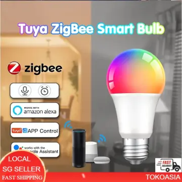 MOES ZigBee Smart LED Downlight Dimmable Ultrathin Spot Lamp Bulbs 6W RGB  C+W