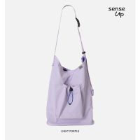 2023 Summer nds Design Nylon Bag Crossbody Simple Lightweight Casual Drawstring Bucket Bag Preppy Style Lady Shoulder Bag