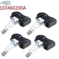 4ชิ้น103460200A 433เมกะเฮิร์ตซ์ TPMS สำหรับเทสลารุ่น S รุ่น X รุ่น3 2016-2018 1034602-00-A S180052068เซ็นเซอร์ความดันลมยาง S180052068C