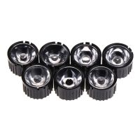 【Stylish】 10Pcs/Set 5/15/30/45/60/90/120 Degree Lens Reflector Collimator with Holder for 1-5W LED R06 Whosale&amp;DropShip