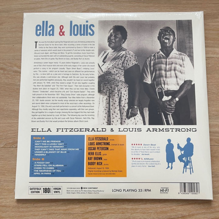 แผ่นเสียง-ella-amp-louis-limited-gatefold-180-gram-vinyl-แผ่นเสียง-มือหนึ่ง-ซีล