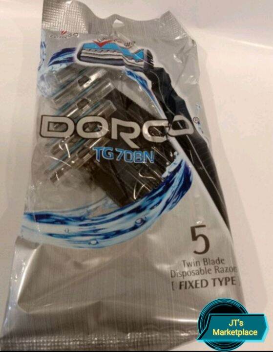 Dorco Twin Blade Disposable Razor (Fixed type) (5 pcs / pack) | Lazada PH
