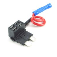 【YF】 Middle Type In Line Standard Fuse Holder Car Automotive Circuit Security 12V 30A ACU Adapter (mid-sized)