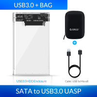 ORICO Transparent HDD Case SATA to USB 3.0 Hard Drive Case External 2.5 HDD Enclosure for HDD SSD Disk Case Box Support UASP