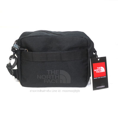 The North Face สะพายข้าง โลโก้ดำเทา ไซส์เล็กกลางๆ ถอดสายได้