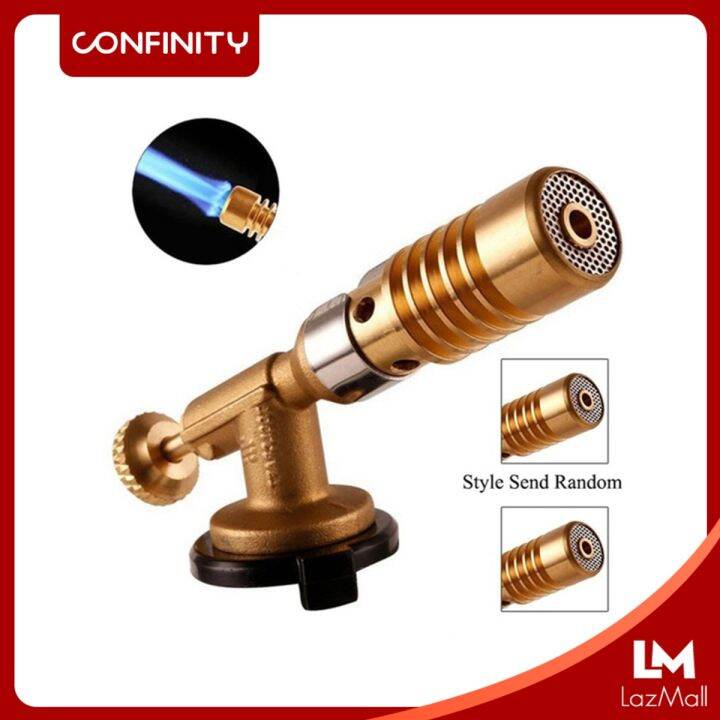 CONFINITY Portable Gas Torch Butane Gas Welding Torch Cooking Blow
