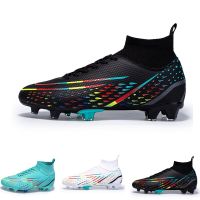 Original Soccer Shoes Sneakers Cleats Professional Football Boots Men Kids Futsal Football Shoes for Boys Girl Large Size 35-45