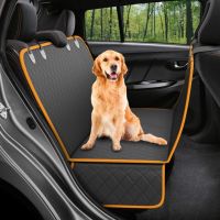 Dog Car Seat Cover 100 Waterproof Pet Dog Carriers Travel Mat Hammock For Small Medium Large Dogs Car Rear Back Seat Safety Pad