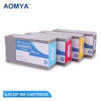 Aomya ที่รองรับตลับหมึก SJIC22P พร้อม SJIC22P หมึกสำหรับ Epson เม็ดสีสำหรับ TM-C3500 Epson สำหรับ Colorworks C3500ปริ้นเตอร์ Series