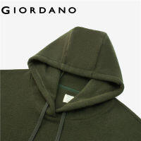 Giordanoผู้หญิง เสื้อกันหนาวมีฮู้ดขนแกะแบบพลิกกลับได้ของจิงโจ้ Free Shipping 05322799TH