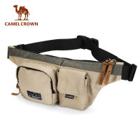 CAMELCROWN กระเป๋ากระเป๋าคาดเอววิ่งกระเป๋าคาดเอวแฟชั่นอเนกประสงค์ขนาดกะทัดรัด,กระเป๋าใส่กุญแจโทรศัพท์มือถือเดินป่ากลางแจ้งปั่นจักรยานเล่นกีฬา